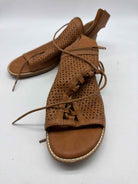 Pre-Owned Sofft Tan Size 9.5 Caged Flats | True Fashionistas.
