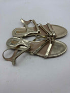 Pre-Owned Michael Kors Collection Gold Size 38.5 Strappy Sandals | True Fashionistas.