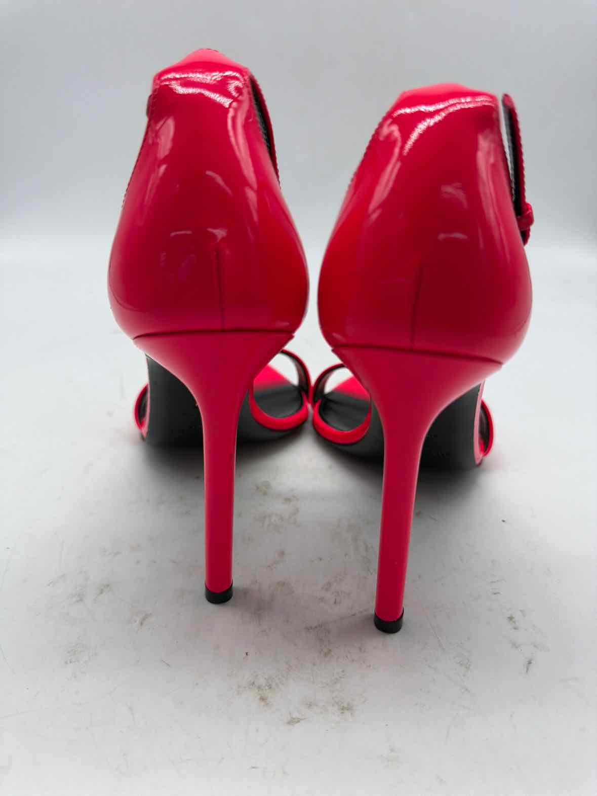Pre-Owned Yves Saint Laurent Pink Size 37 Ankle Strap Heels | True Fashionistas.