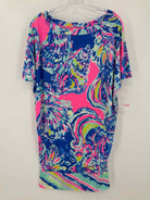 Pre-Owned Lilly Pulitzer Blue Size Small Short Short Sleeve Dress | True Fashionistas.