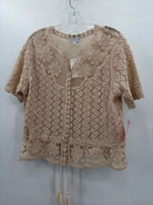 And Now This Tan Size Large Blouse | True Fashionistas.