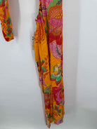 Pre-Owned Farm Rio For Anthropologie Orange Size Medium Long Sleeveless Dress | True Fashionistas.