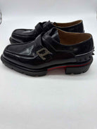 Pre-Owned Christian Louboutin Black 43 Loafer Men's Slip On | True Fashionistas.