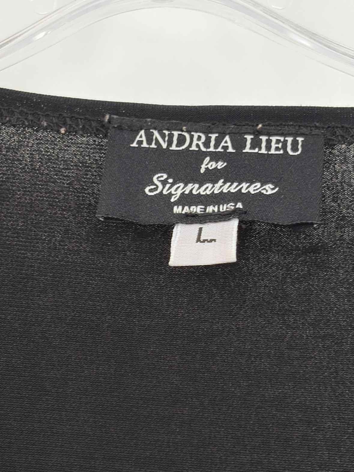 Andria Lieu Black Size Large Blouse | True Fashionistas.