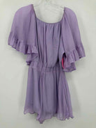 Pre-Owned Endless Rose Purple Size Small Short Sleeve Romper | True Fashionistas.