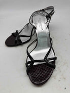 Pre-Owned Dolce & Gabbana Black Size 37.5 Strappy Heels | True Fashionistas.