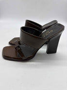 Pre-Owned Gucci Brown Size 6 Mule Heels | True Fashionistas.
