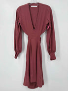 Pre-Owned Susana Monaco Purple Size Medium Short Long Sleeve Dress | True Fashionistas.