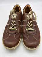 Pre-Owned Prada Brown 8.5 Leather Fashion Sneaker Men's Sneakers | True Fashionistas.