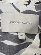 Pre-Owned Brochu Walker Ivory Size XS Knee Length Short Sleeve Dress | True Fashionistas.