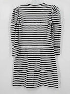 Pre-Owned ALC White Size XS Stripe Short Long Sleeve Dress | True Fashionistas.