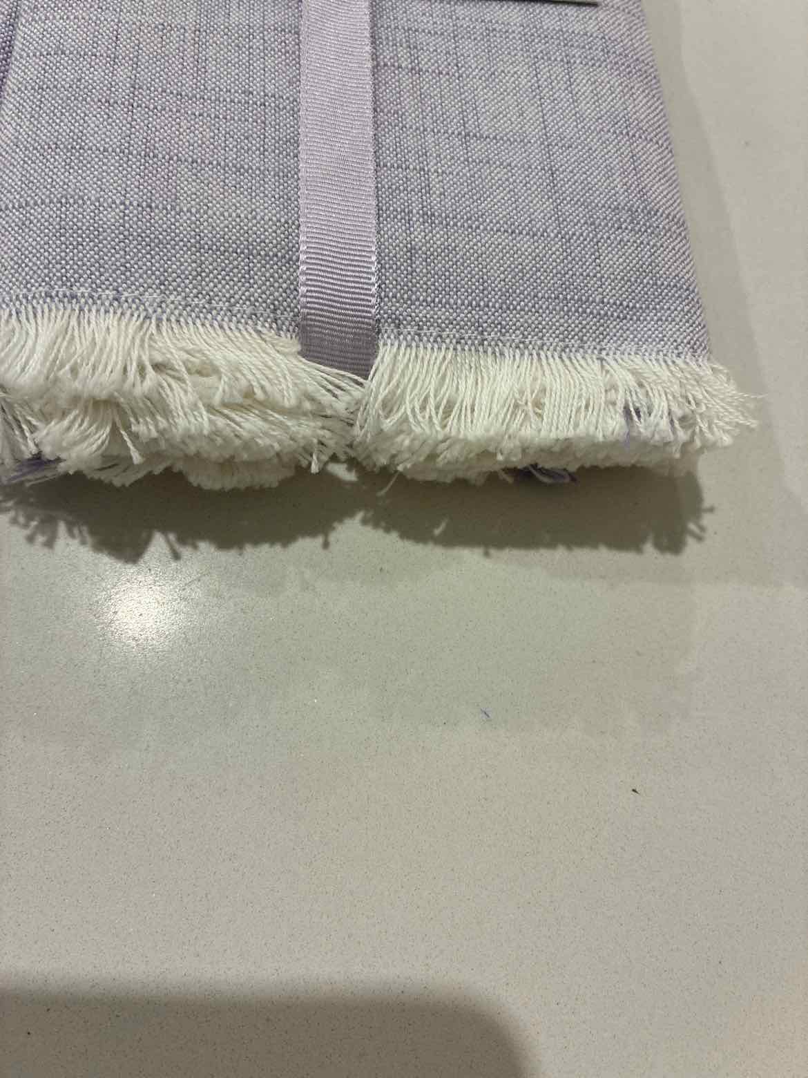 Set Of 4 Lilac Cotton Napkins W/Fringe | True Fashionistas.