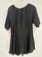 Pre-Owned Made In Italy Black Size S/M Short Short Sleeve Dress | True Fashionistas.