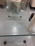 Clear Glass Office Writing Desk | True Fashionistas.