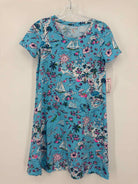 Pre-Owned Lilly Pulitzer Blue Size XS Short Short Sleeve Dress | True Fashionistas.