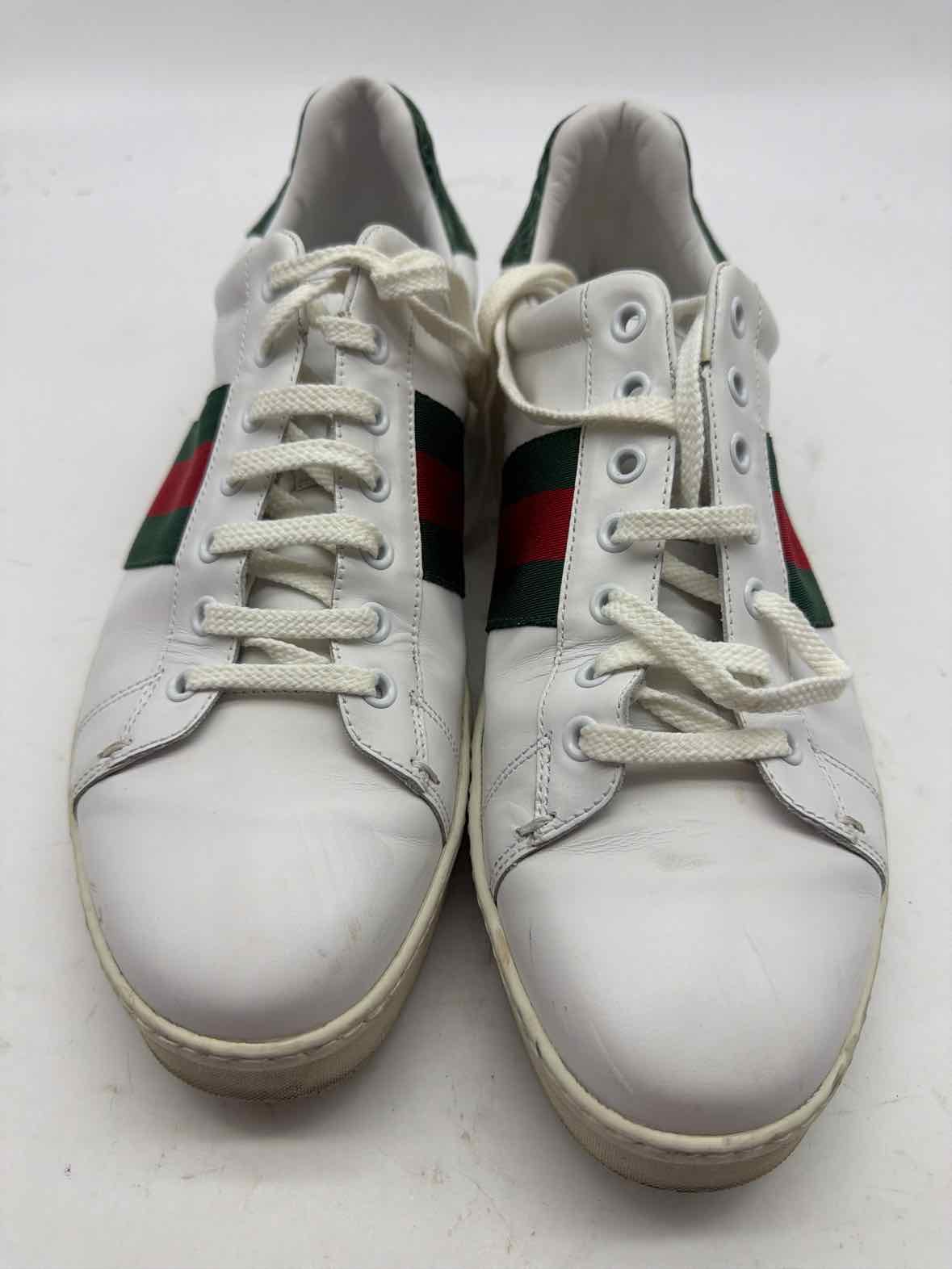 Pre-Owned Gucci White 9 Ace Sneaker Men's Sneakers | True Fashionistas.