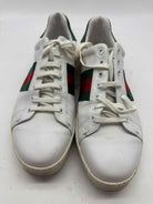 Pre-Owned Gucci White 9 Ace Sneaker Men's Sneakers | True Fashionistas.