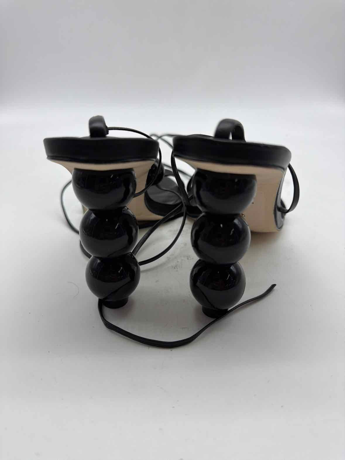 Pre-Owned Cult Gaia Black Size 36.5 Strappy Heels | True Fashionistas.