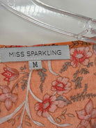 Pre-Owned Miss Sparkling Orange Size Medium Blouse | True Fashionistas.