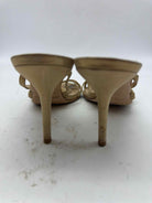 Pre-Owned Jimmy Choo Gold Size 8.5 Strappy Heels | True Fashionistas.