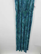Pre-Owned En Focus Blue Size 8 Long Sleeveless Dress | True Fashionistas.