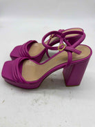 Pre-Owned Gianvito Rossi Pink Size 6 Strappy Heels | True Fashionistas.
