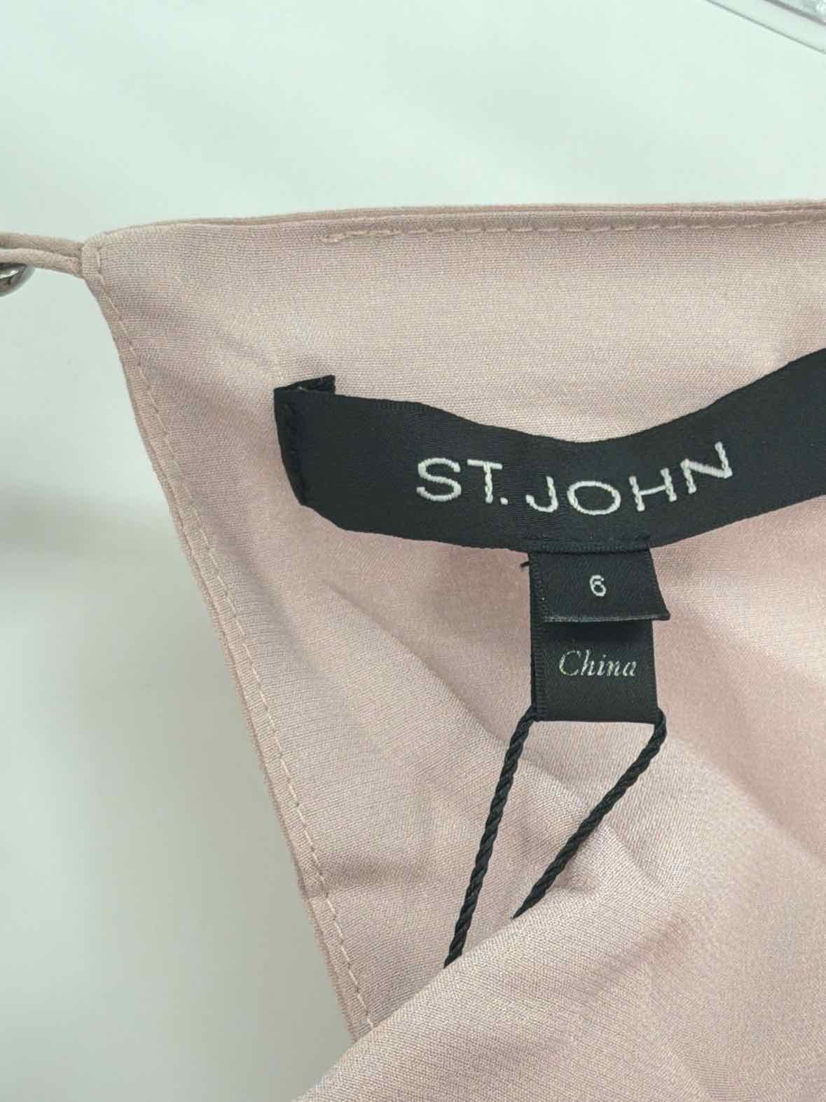 Pre-Owned St John Purple Size 6 Blouse | True Fashionistas.