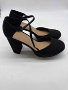 Pre-Owned Jellypop Black Size 7.5 Ankle Strap Heels | True Fashionistas.