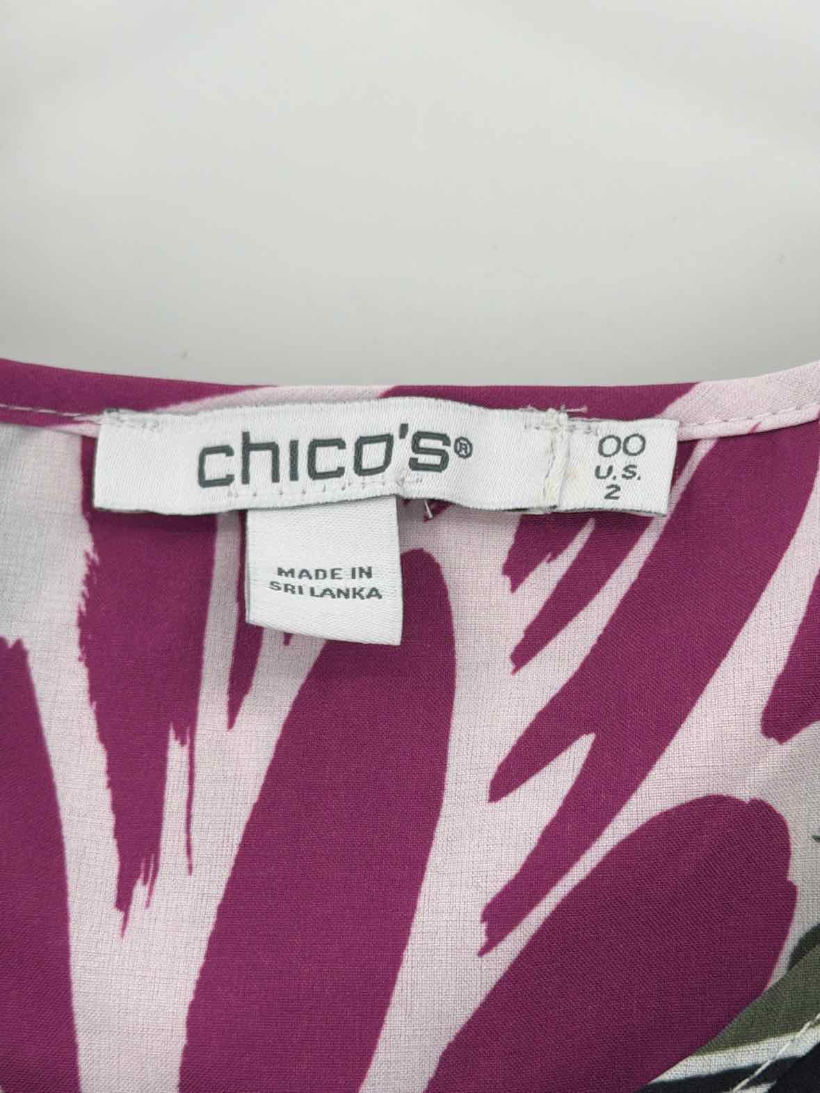 Pre-Owned Chico's Purple Size 2 Long Sleeveless Dress | True Fashionistas.