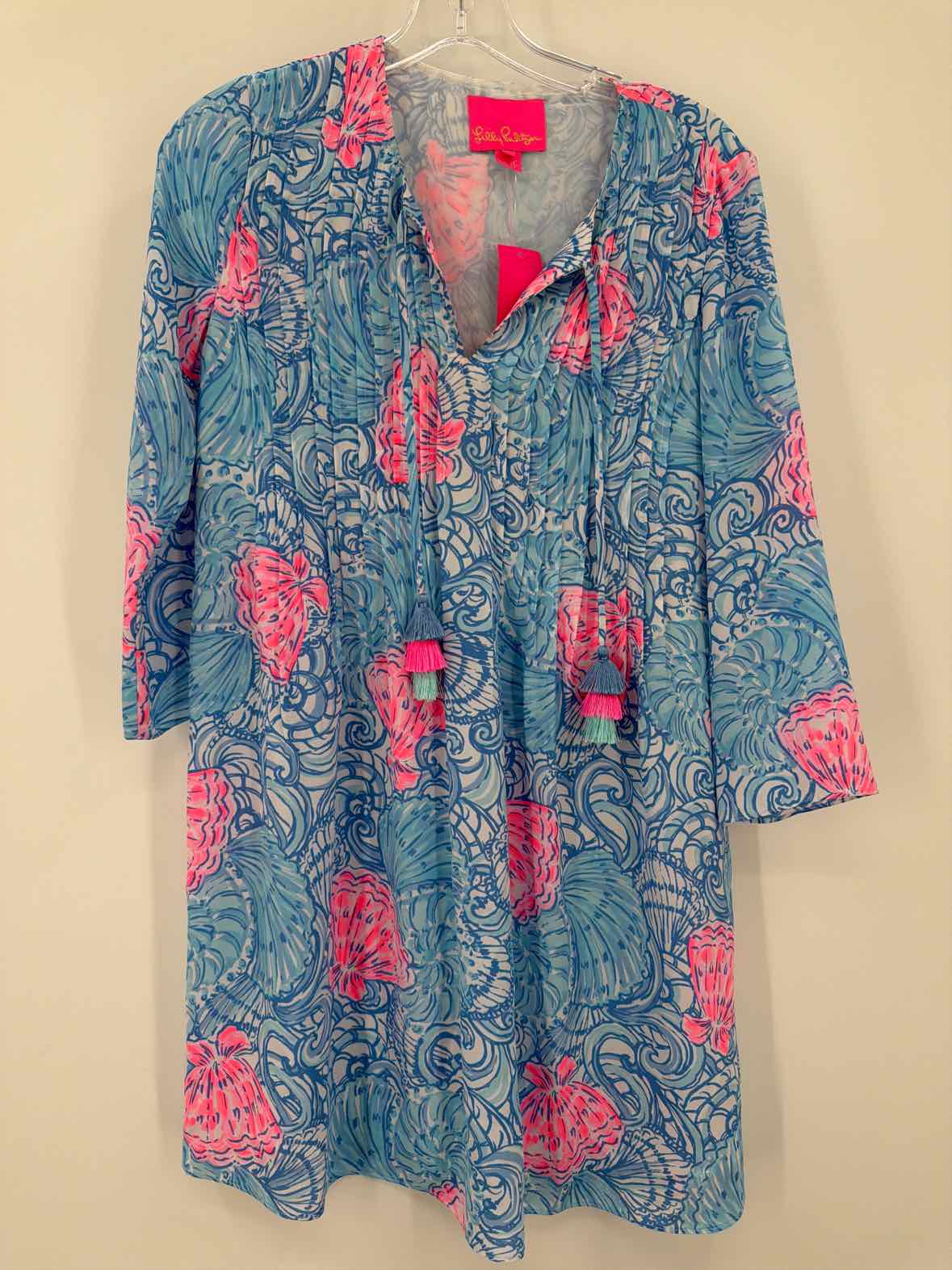 Pre-Owned Lilly Pulitzer Blue Size XXS Short Long Sleeve Dress | True Fashionistas.