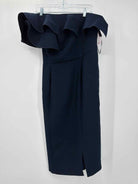 Pre-Owned AIDA Navy Size 10 Short Sleeveless Dress | True Fashionistas.