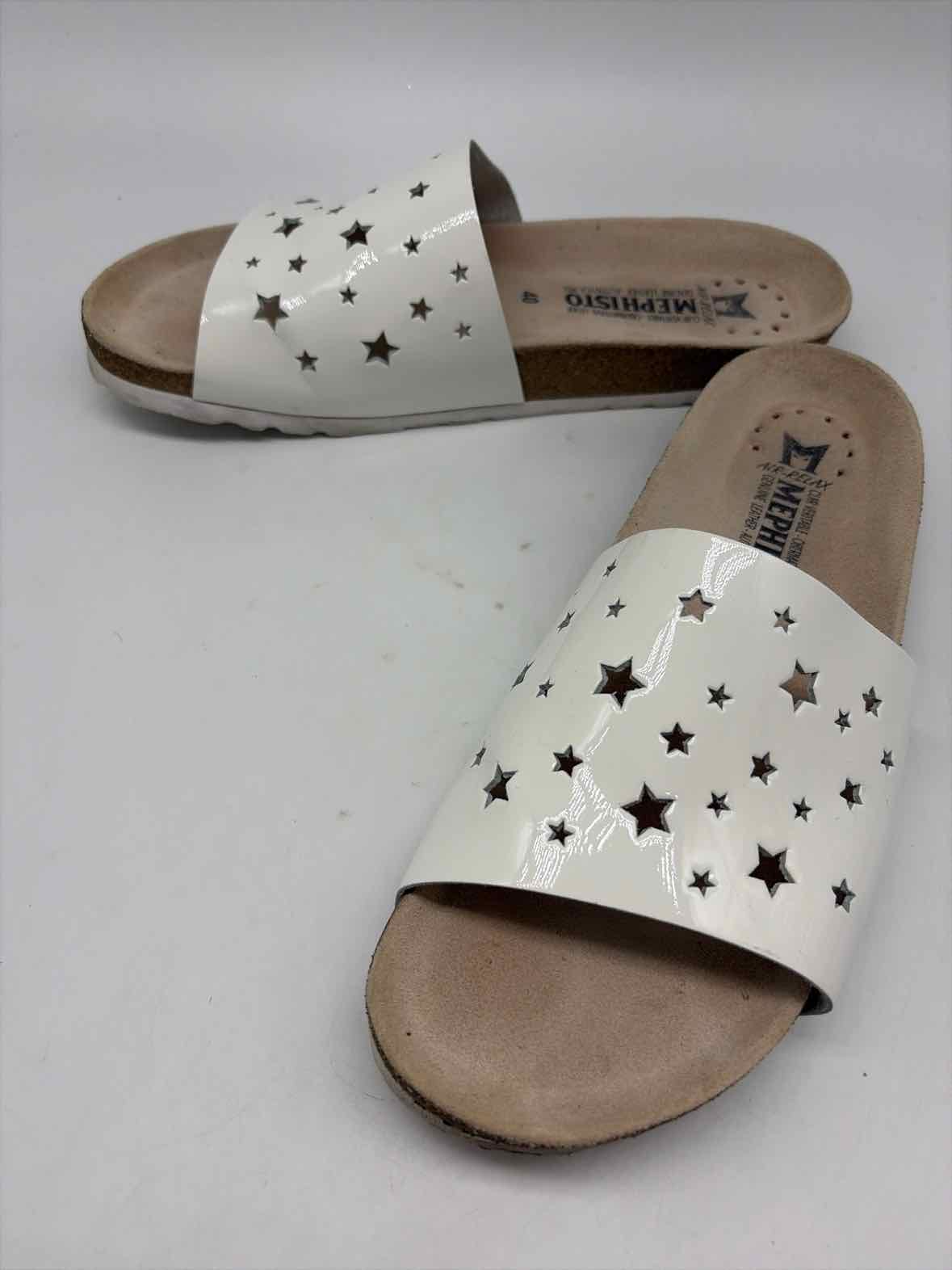 Mephisto White Size 40 Slide Flats | True Fashionistas.