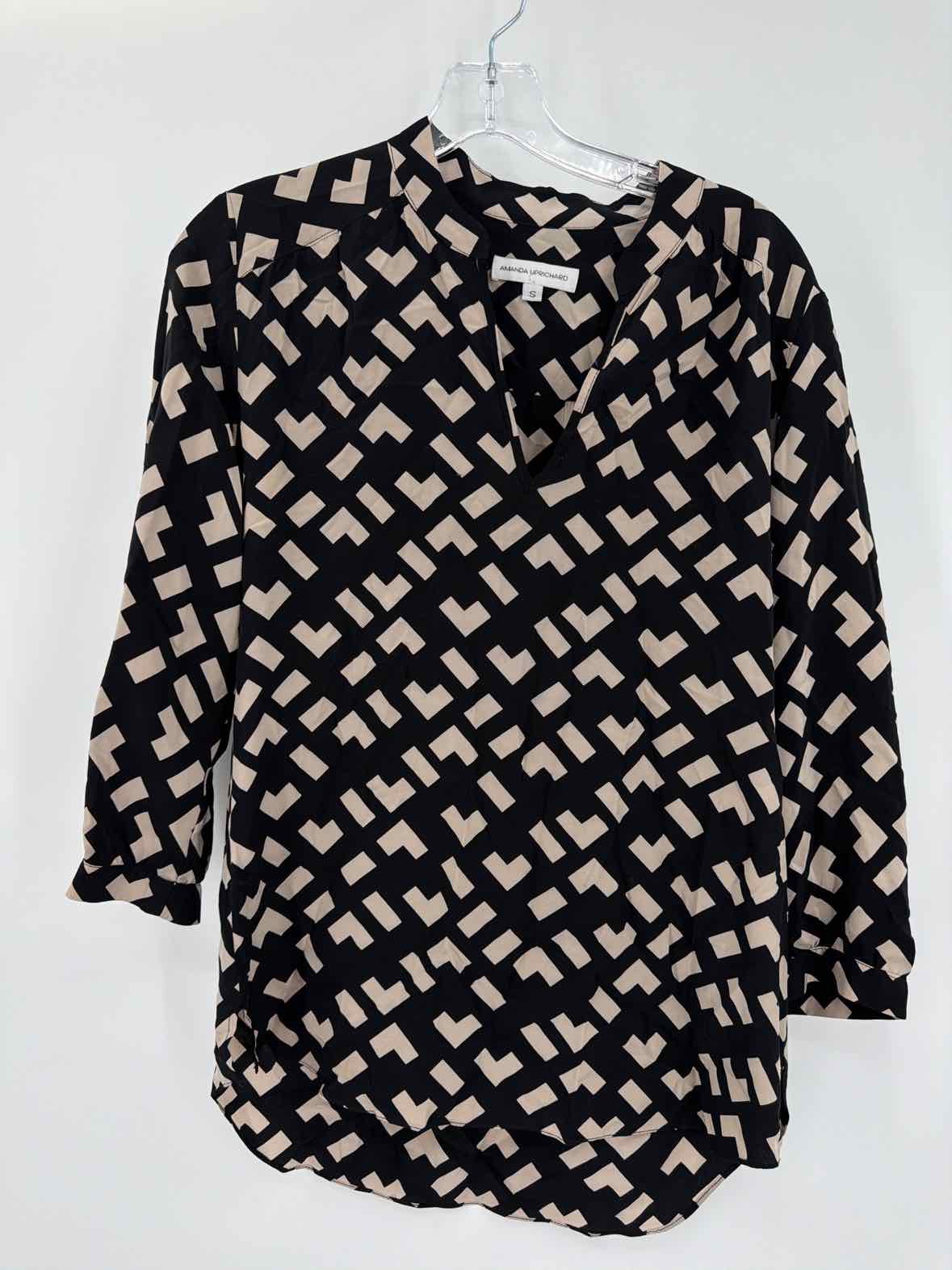 Pre-Owned Amanda Uprichard Black Size Small Blouse | True Fashionistas.