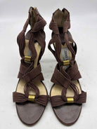 Pre-Owned Jimmy Choo Brown Size 9 Strappy Heels | True Fashionistas.