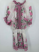 Pre-Owned Juliet Dunn White Size 2 Short Short Sleeve Dress | True Fashionistas.