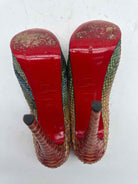 Pre-Owned Christian Louboutin Red Size 9.5 Stiletto Heels | True Fashionistas.
