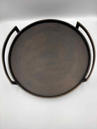 Brown Metal Tray | True Fashionistas.