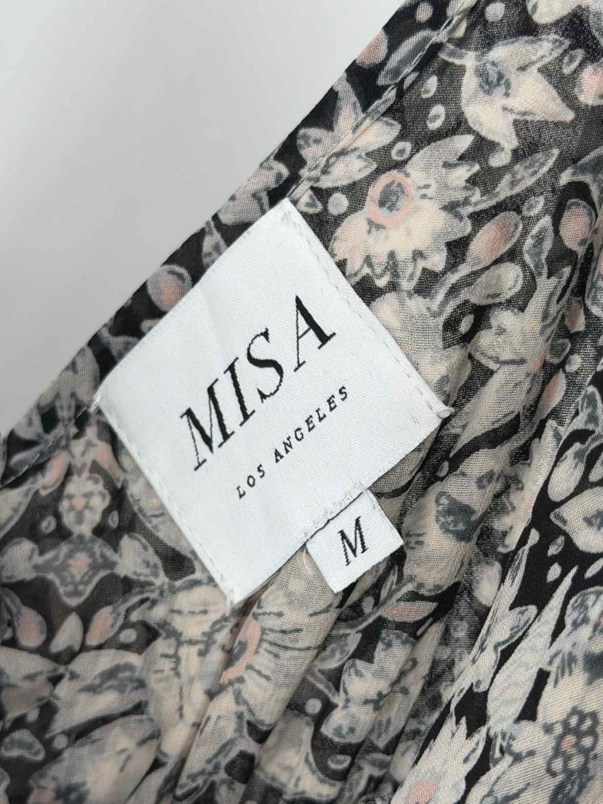 Pre-Owned Misa Black Size Medium Long Sleeveless Dress | True Fashionistas.
