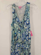 Pre-Owned Lilly Pulitzer Blue Size Small Sleeveless Jumpsuit | True Fashionistas.