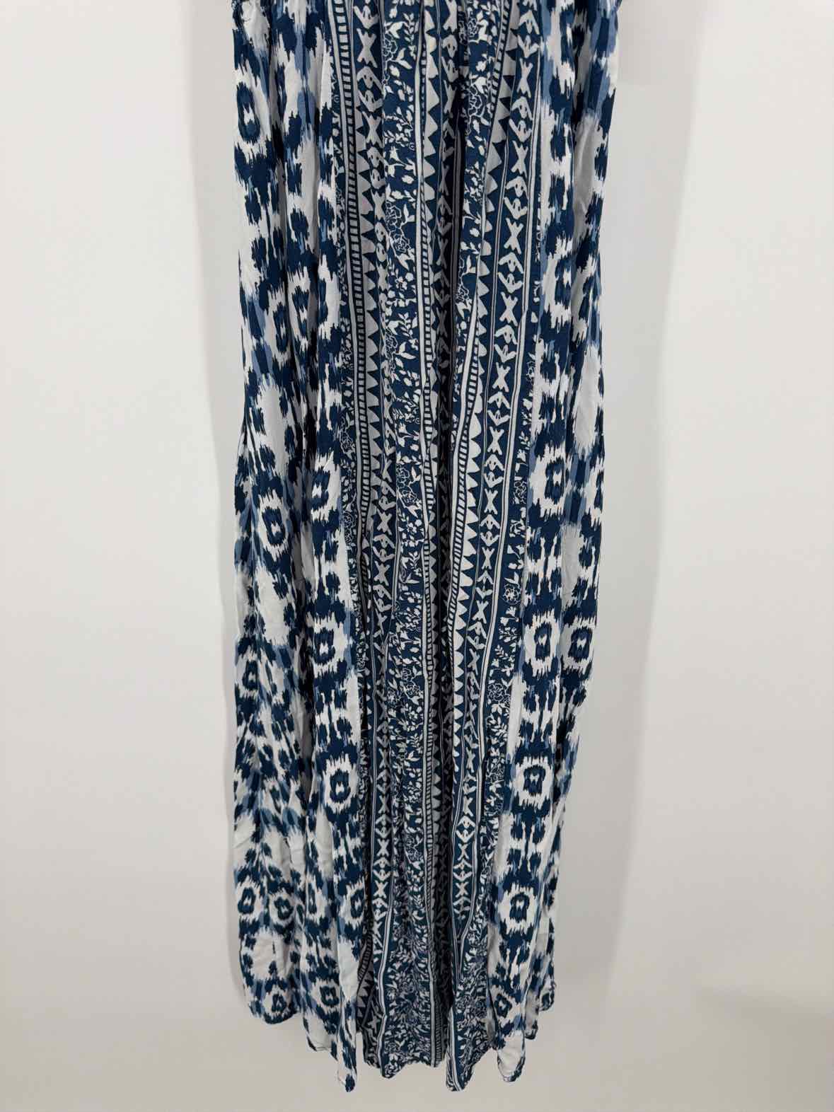 Pre-Owned Japna Navy Size Medium Long Sleeveless Dress | True Fashionistas.