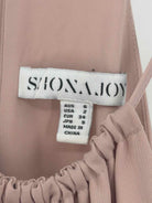 Pre-Owned Shona Joy Tan Size 2 Long Sleeveless Dress | True Fashionistas.