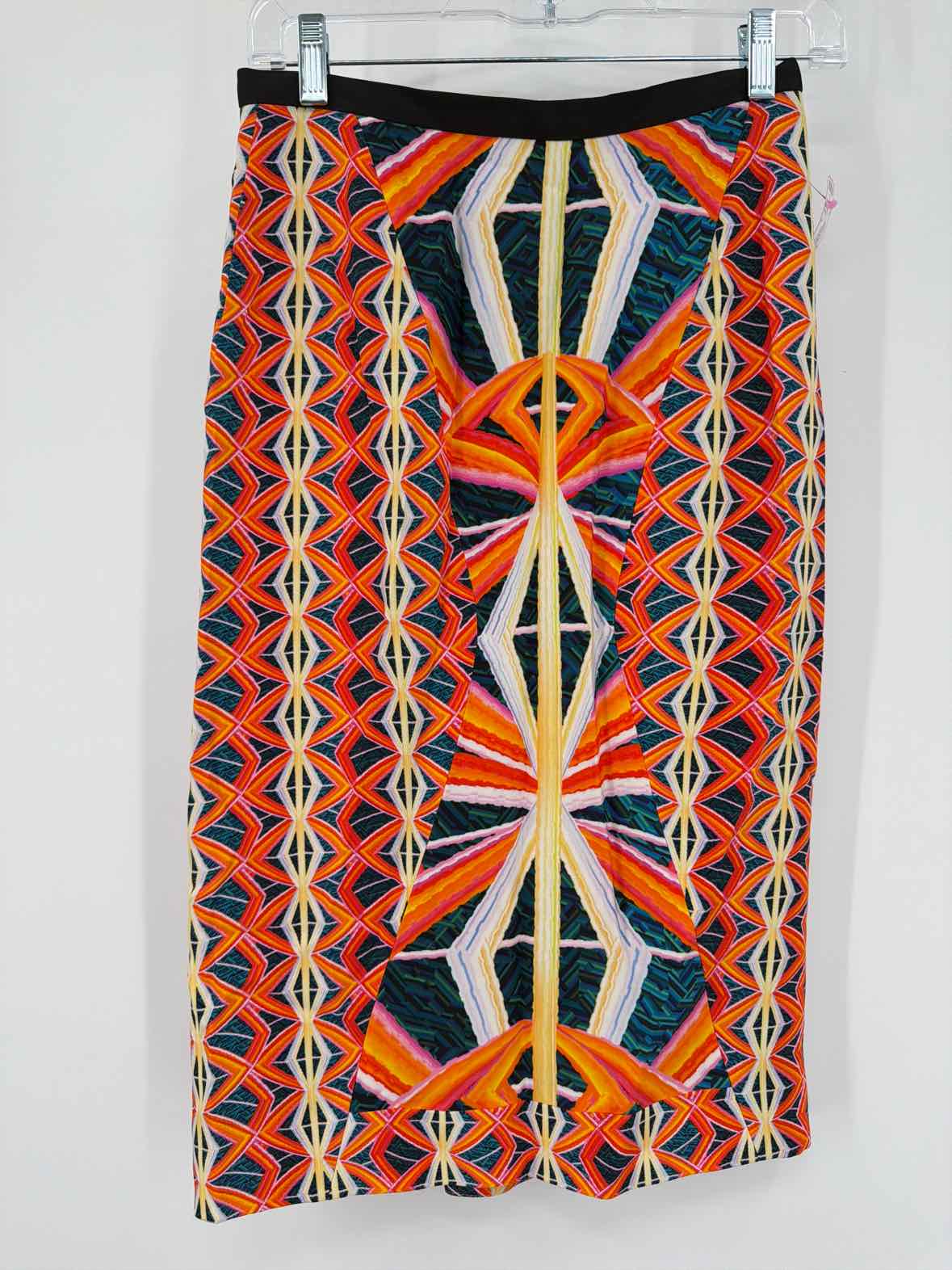 Pre-Owned Peter Pilotto Orange Size 8 Pencil Skirt | True Fashionistas.