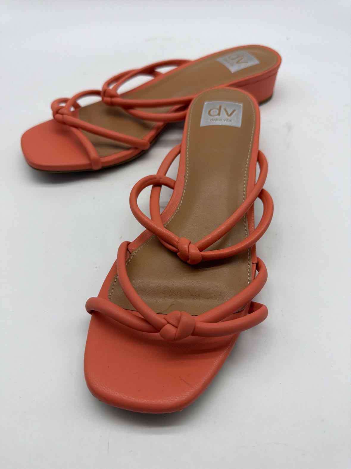 Pre-Owned Dolce Vita Orange Size 9 Mule Heels | True Fashionistas.