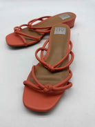 Pre-Owned Dolce Vita Orange Size 9 Mule Heels | True Fashionistas.