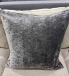 Z Gallery Gray Fabric Coral Print Pillow | True Fashionistas.