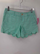 Pre-Owned Lilly Pulitzer Blue Size 00 Buttercup Printed Shorts | True Fashionistas.