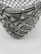 Silver Metal Heart Shape Vase | True Fashionistas.