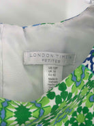 Pre-Owned London Times Green Size 12 Short Sleeveless Dress | True Fashionistas.