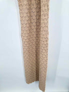 Pre-Owned Alice + Olivia Tan Size Medium Knit Long Sleeveless Dress | True Fashionistas.