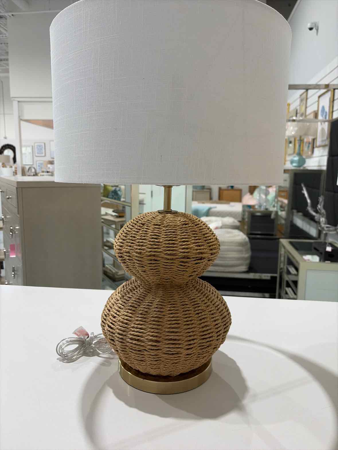 Natural Rattan Table Lamp | True Fashionistas.